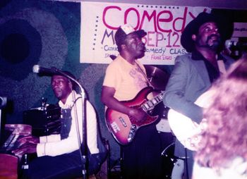 Omar Sharriff (a.k.a. Dave Alexander) with Charles Banks (bass) and Cool Poppa.
