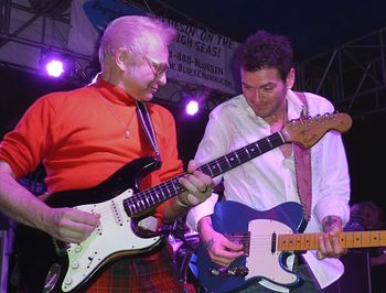 With Mike Zito on Legendary Blues Cruise
