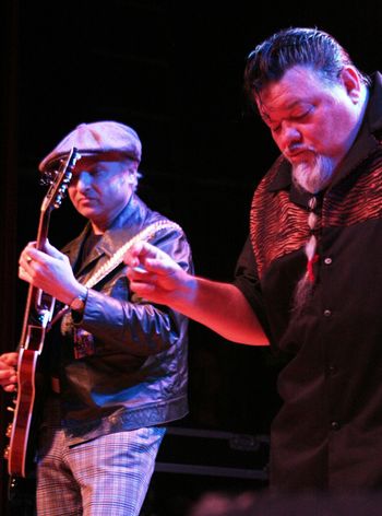 With James Harman at the Aladdin Theater in Portland
