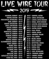 Mens LIVE WIRE tour T-shirt