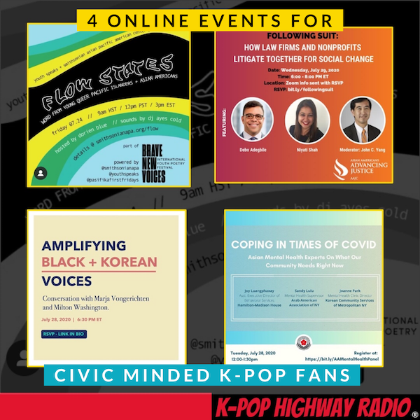 4 AAPI Events For Civic Minded K-Pop Fans