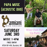 Papa Muse duo @ Damiani "Wine Club Pick Up Party"