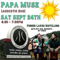 Papa Muse (Acoustic duo) at Finger Lakes Distilling