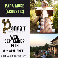 Papa Muse acoustic at Damiani Wine Cellars