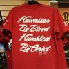 YouthSm-AdultXL T-SHIRT Hawaiian By Blood Red