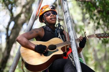 
Soleil performs during a Mock Action at Greenpeace Action Camp (2015)


