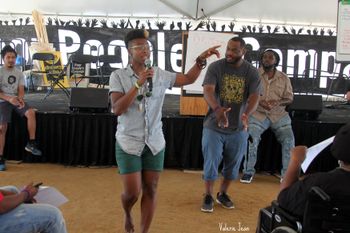 
Soleil leading a movement space as a Theomusicologist during the 2018 PPC National Call for Moral Revival. (National Mall, Washington, DC)


