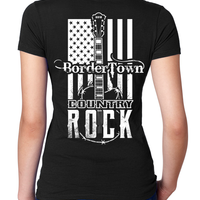 BorderTown Vee Neck Tee's