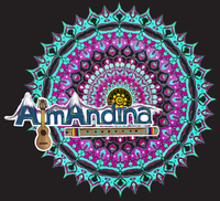 Alma Andina Mandala T-shirt 100% cotton black
