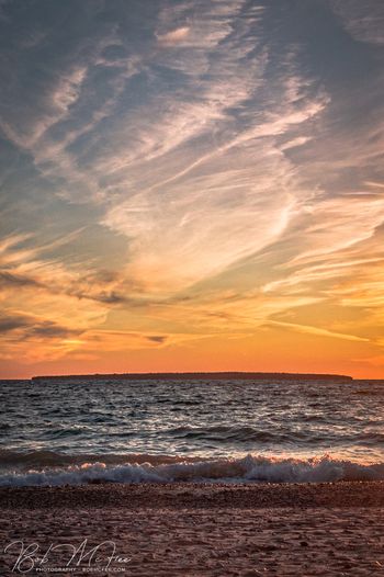 Sunset over Montreal Island
