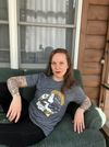 Charcoal Whisky Lady unisex tee