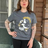 Charcoal Whisky Lady unisex tee