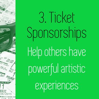 Purchase a ticket for others in the community