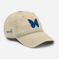 Beige Butterfly Hat w/ Stbrn Logo