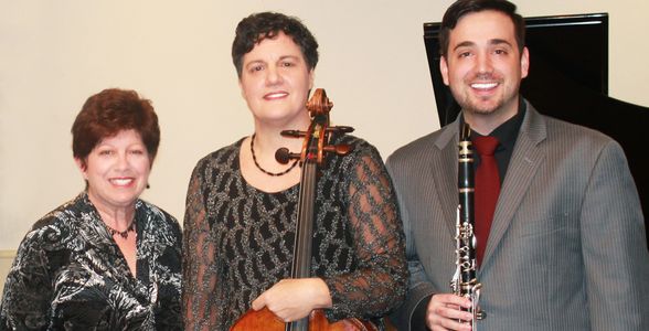CROSS ISLAND - cellist Suzanne Mueller, pianist Elinor Abrams Zayas, and clarinetist Joseph Rutkowski