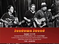 Sundown Sound Live! @ Coconut Grove Arts Festival Gallery for F+A+M Nights