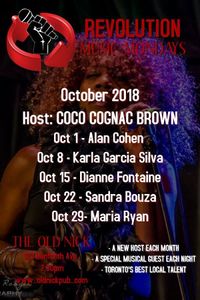 CoCo Cognac Brown at the Old Nick, featuring special guest Sandra Bouza