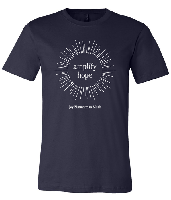 Limited Edition: Amplify Hope Unisex Navy Short-sleeved T-Shirt