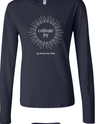 Limited Edition: Cultivate Joy Women's Navy Long-sleeved T-Shirt