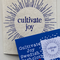 Cultivate Joy Reusable & Biodegradable Dishcloth