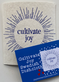 Cultivate Joy Reusable & Biodegradable Dishcloth