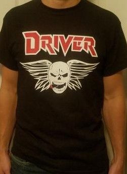 Adult XL Black Driver T-Shirt