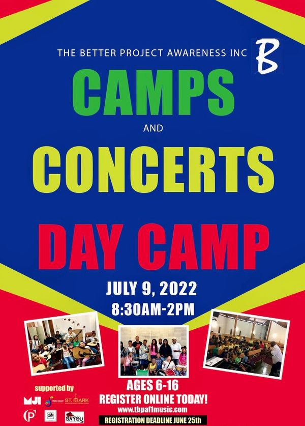 Camps & Concerts Music Day Camp Registration 2022