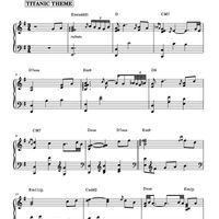 Titanic Theme + My Heart Will Go On - James Horner / Celine Dion｜"Titanic" Movie OST Piano Full Score｜"泰坦尼克号" 电影原声 钢琴完整谱