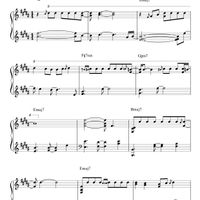 Afterglow - Ed Sheeran | 2020 new single (Original key + Transposed key) Piano Full Score 
