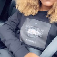 Creative Vibes Only (Cloud)Sweatshirt and Long Sleeve Tee(B/W)