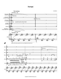 Europa for Percussion Ensemble (HARD COPY SCORE/PARTS)