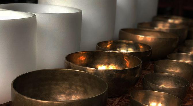 tibetan and crystal bowls