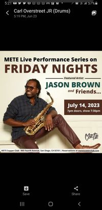 Jason Brown @ Metes Superclub 