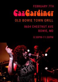 Caz Gardiner at Old Bowie Town Grill
