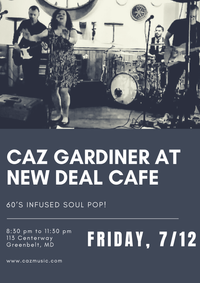 Caz Gardiner at New Deal Cafe