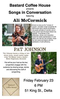 Songs In Conversation featuring Ali McCormick