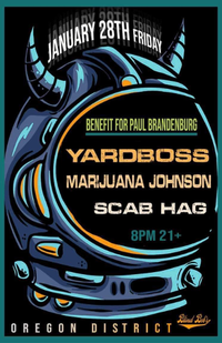 Benefit for Paul B w/RAGING NATHANS, YARDBOSS, and SCAB HAG
