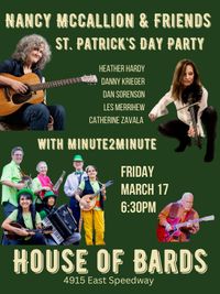 Nancy McCallion & Friends St. Patrick's Day Party with Minute2Minute