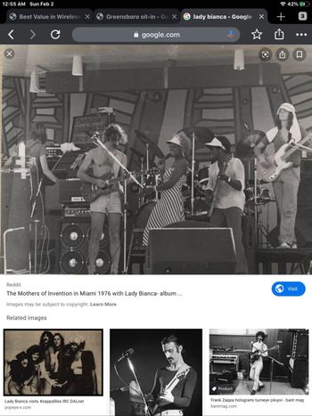 In Miami with Frank Zappa
