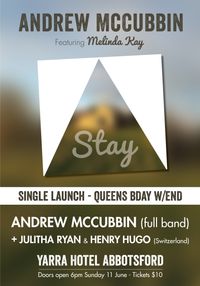 Andrew McCubbin featuring Melinda Kay Single Launch