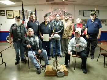 American Legion, Post 42, Gatesville, TX - Ann M. Wolf as MC/Presenter for Four Chaplains Honors
