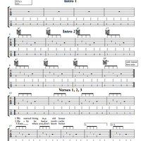 Hardest Button to Button Guitar and Bass Tab by The White Stripes