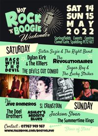 Sister Suzie & The Right band at Hot Rock 'N' Boogie Weekender 
