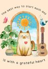 "Grateful Heart" Printable Poster