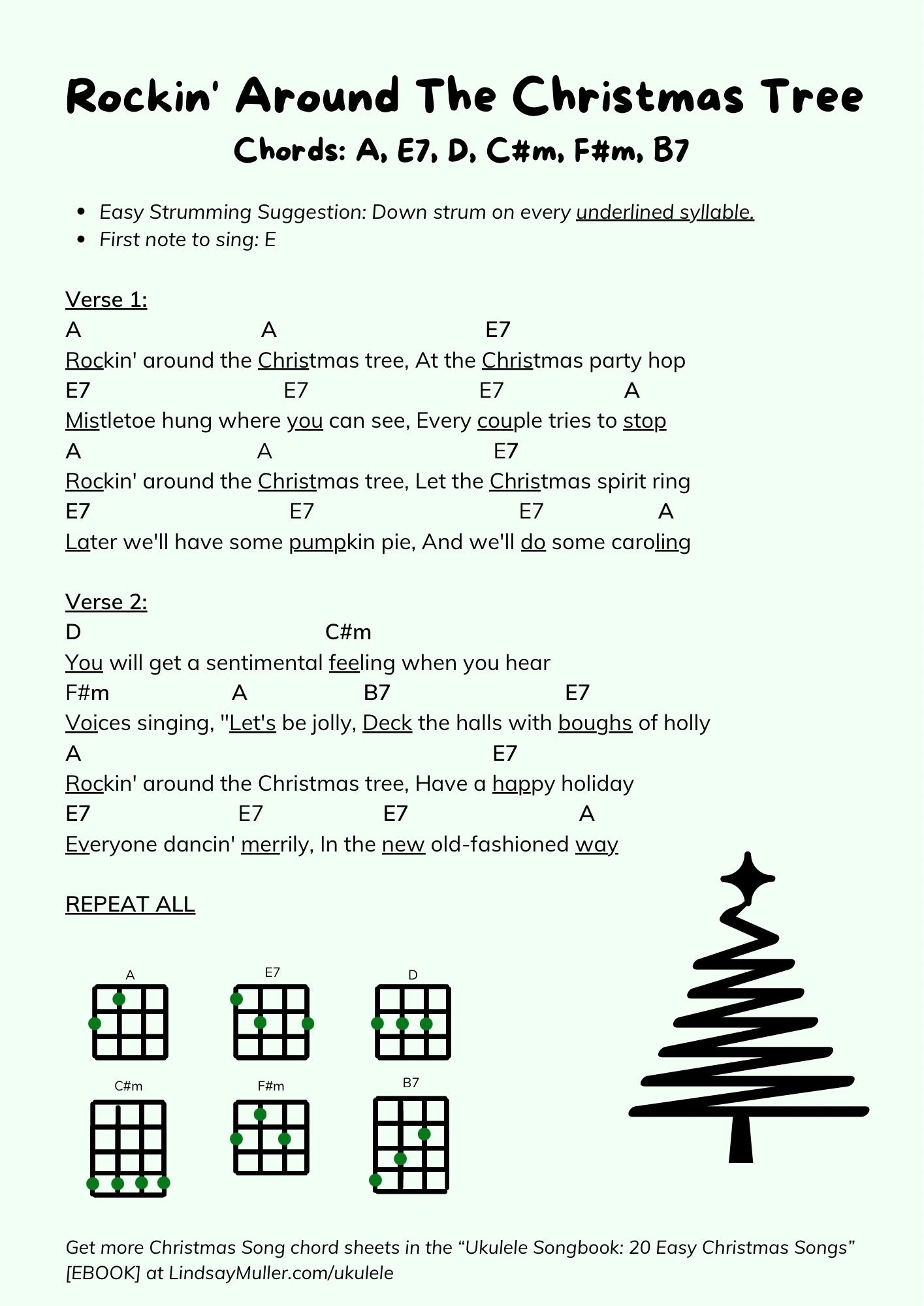 Ukulele Ensemble, Christmas Carols
