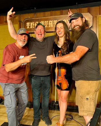 Fiddling at the Station Inn, Nashville.
