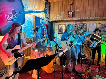 Singing on Ladies' Night at Bobby's Idle Hour, Nashville.
