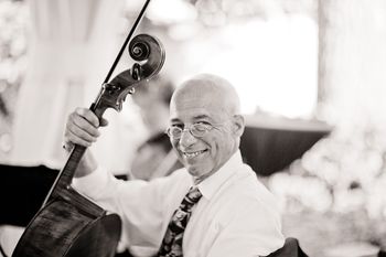 Cellist, Gary Tussing, at CJ's Off the Square.
