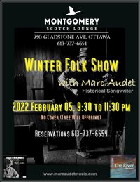 Marc Audet Winter Folk Show Visits Ottawa