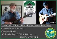 Marc Audet and Tim Burns Folk Up Eganville's Centennial Park